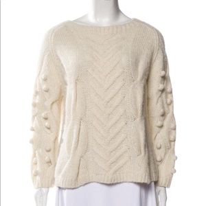 Ivory baby Alpaca Ulla Johnson Size Small Sweater